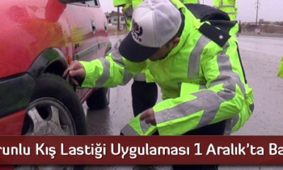 Zorunlu Kış Lastiği Uygulaması 1 Aralık’ta Başlıyor