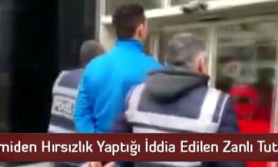 3 Camiden Hırsızlık Yaptığı İddia Edilen Zanlı Tutuklandı