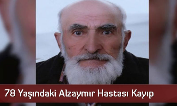 78 Yaşındaki Alzaymır Hastası Kayıp
