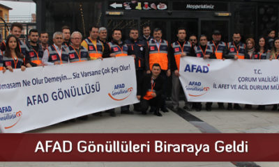 AFAD Gönüllüleri Biraraya Geldi