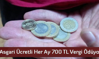 Asgari Ücretli Her Ay 700 TL Vergi Ödüyor