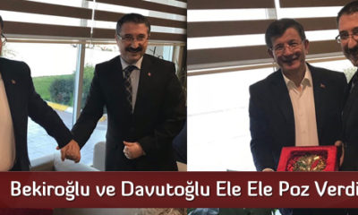 Bekiroğlu ve Davutoğlu Ele Ele Poz Verdi