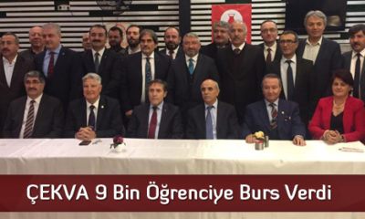 ÇEKVA 9 Bin Öğrenciye Burs Verdi