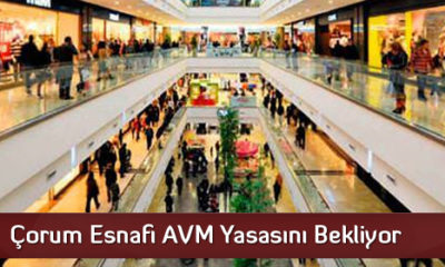 Çorum Esnafı AVM Yasasını Bekliyor