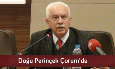 Doğu Perinçek Çorum’da