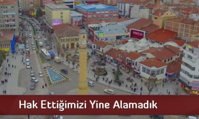 Hak Ettiğimizi Yine Alamadık