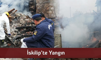 İskilip’te Yangın