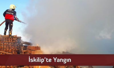 İskilip’te Yangın