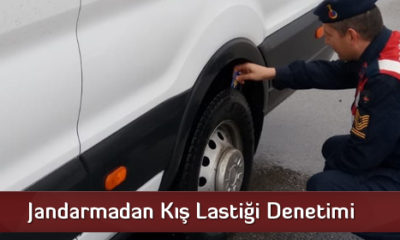 Jandarmadan Kış Lastiği Denetimi