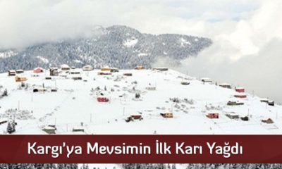 Kargı’ya Mevsimin İlk Karı Yağdı