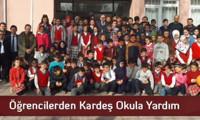 Öğrencilerden Kardeş Okula Yardım
