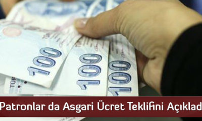 Patronlar da Asgari Ücret Teklifini Açıkladı