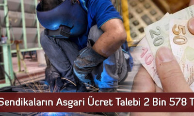 Sendikaların Asgari Ücret Talebi 2 Bin 578 TL