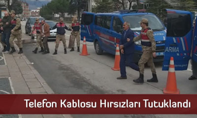 Telefon Kablosu Hırsızları Tutuklandı