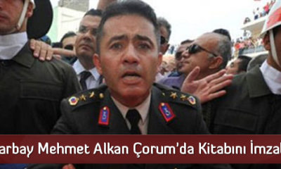 Yarbay Mehmet Alkan Çorum’da Kitabını İmzaladı