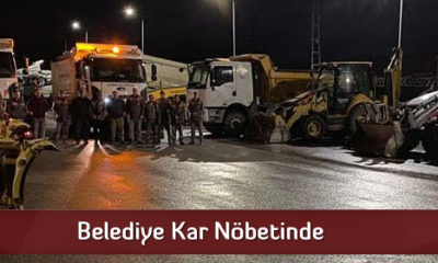 Belediye Kar Nöbetinde
