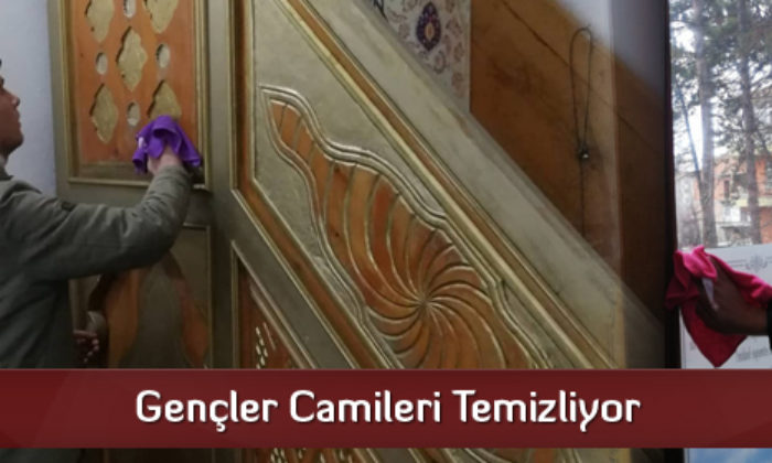 Gençler Camileri Temizliyor