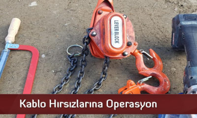 Kablo Hırsızlarına Operasyon