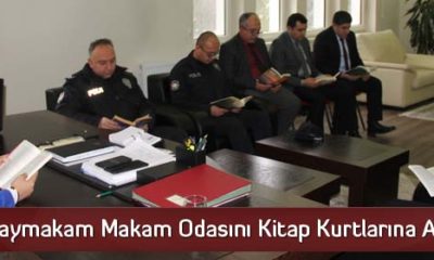 Kaymakam Makam Odasını Kitap Kurtlarına Açtı