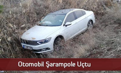 Otomobil Şarampole Uçtu