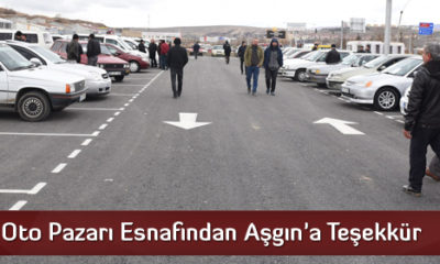 Oto Pazarı Esnafından Aşgın’a Teşekkür