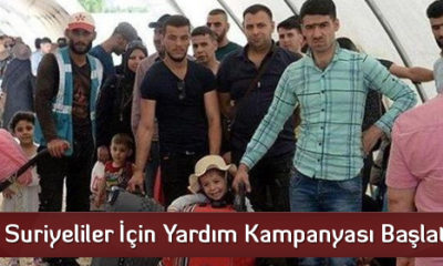 Suriyeliler İçin Yardım Kampanyası Başlatıldı