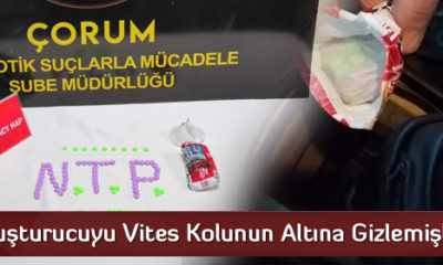 Uyuşturucuyu Vites Kolunun Altına Gizlemişler