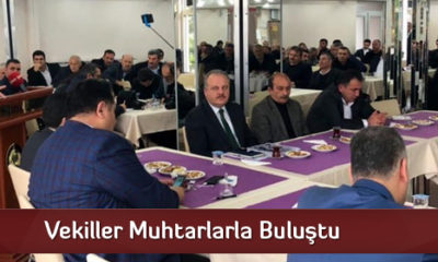 Vekiller Muhtarlarla Buluştu