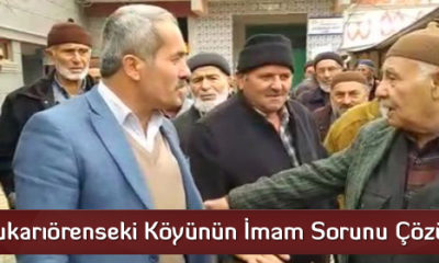 Yukarıörenseki Köyünün İmam Sorunu Çözüldü