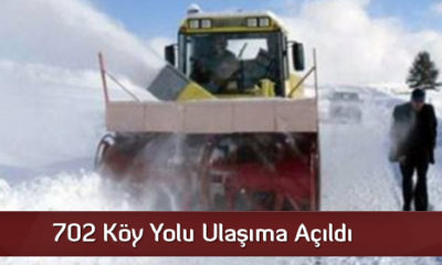 702 Köy Yolu Ulaşıma Açıldı