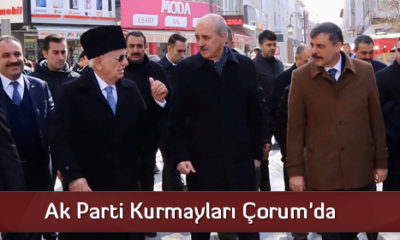 Ak Parti Kurmayları Çorum’da