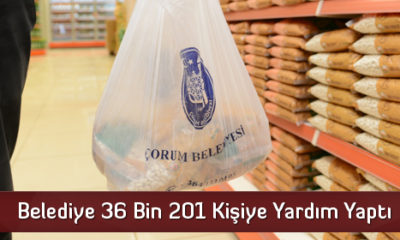 Belediye 36 Bin 201 Kişiye Yardım Yaptı