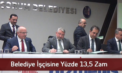Belediye İşçisine Yüzde 13,5 Zam