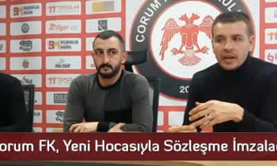 Çorum FK, Yeni Hocasıyla Sözleşme İmzaladı
