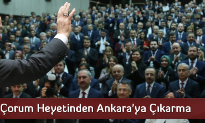 Çorum Heyetinden Ankara’ya Çıkarma