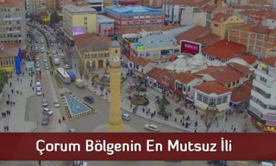 Çorum Bölgenin En Mutsuz İli