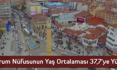 Çorum Nüfusunun Yaş Ortalaması 37,7’ye Yükseldi