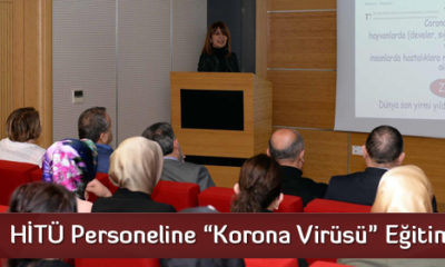 HİTÜ Personeline “Korona Virüsü” Eğitimi