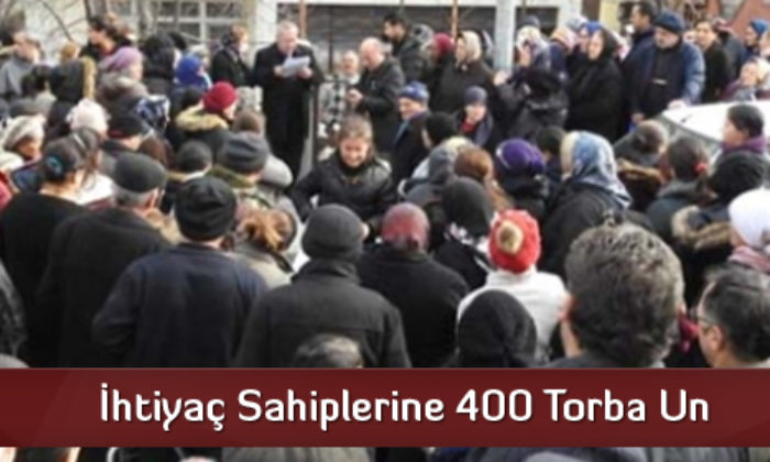 İhtiyaç Sahiplerine 400 Torba Un