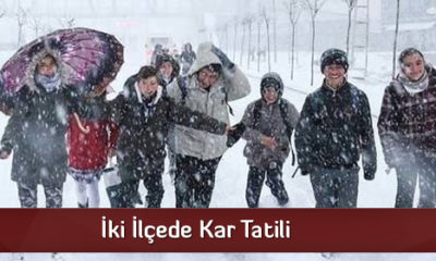 İki İlçede Kar Tatili