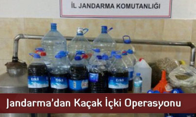 Jandarma’dan Kaçak İçki Operasyonu