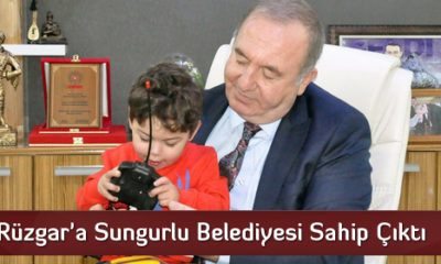 Rüzgar’a Sungurlu Belediyesi Sahip Çıktı
