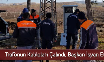 Trafonun Kabloları Çalındı, Başkan İsyan Etti