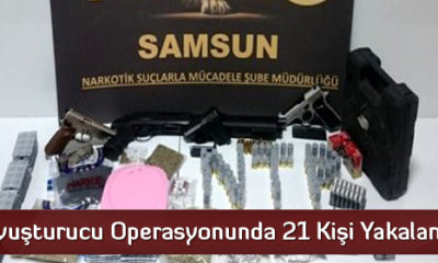 Uyuşturucu Operasyonunda 21 Kişi Yakalandı