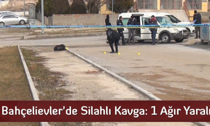 Bahçelievler’de Silahlı Kavga: 1 Ağır Yaralı