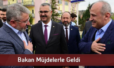 Bakan Müjdelerle Geldi