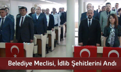 Belediye Meclisi, İdlib Şehitlerini Andı