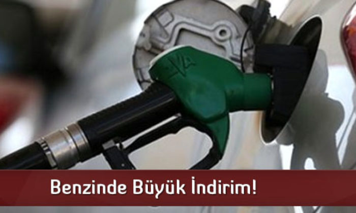 Benzinde Büyük İndirim!