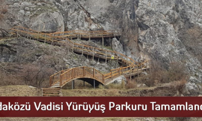 Budaközü Vadisi Yürüyüş Parkuru Tamamlandı