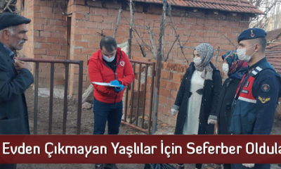 Evden Çıkmayan Yaşlılar İçin Seferber Oldular